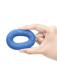 B-Vibe Flex Ring Ultra Soft Silicone Cock Ring - Blue