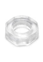 B-Vibe Stretch Tech Bolt Ultra Stretchy Cock Ring - Clear