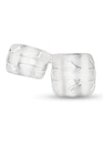 B-Vibe Stretch Tech Double Barrel Ultra Stretchy Cock Ring and Ball Stretcher - Clear