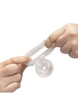 B-Vibe Stretch Tech Double Barrel Ultra Stretchy Cock Ring and Ball Stretcher - Clear