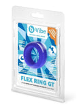 B-Vibe Flex Ring GT Silicone Cock Ring 32mm - Blue