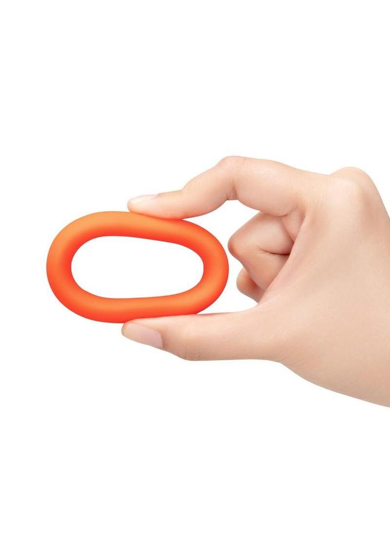 B-Vibe Snug Ring Silicone Cock Ring 40mm - Orange