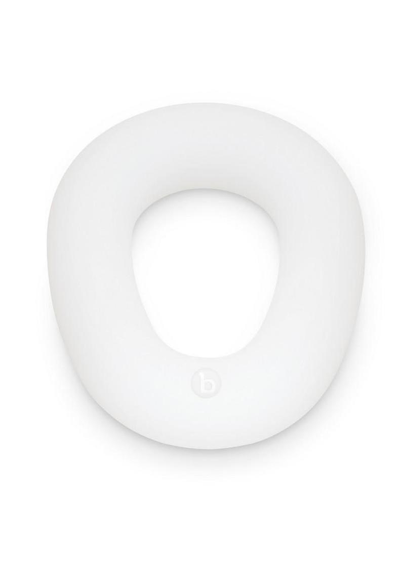 B-Vibe Flex Ring Loop Silicone Cock Ring - Clear