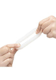 B-Vibe Flex Ring Loop Silicone Cock Ring - Clear