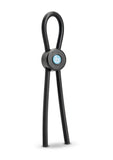 B-Vibe Lasso Grip Adjustable Silicone Cock Ring - Black