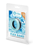 B-Vibe Flex Band Silicone Cock Ring 30mm - Blue