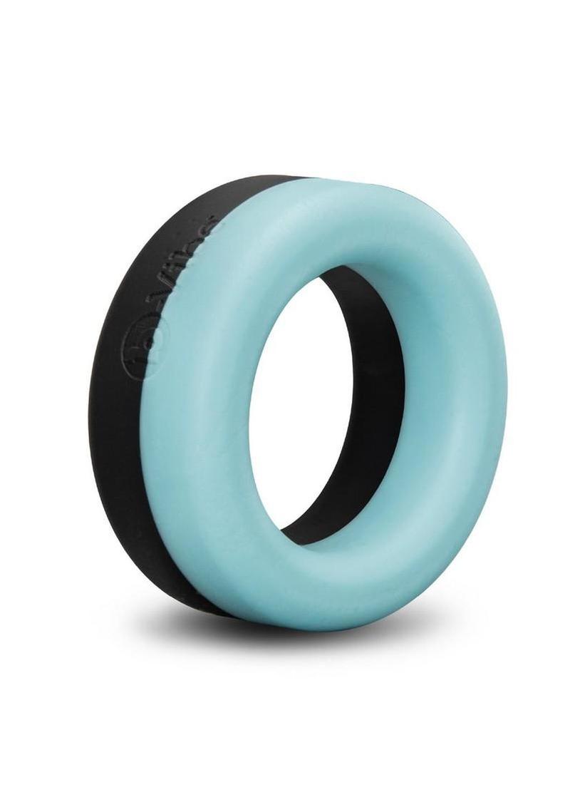 B-Vibe Flex Band Silicone Cock Ring 30mm - Blue