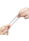 B-Vibe Stretch Tech Choke Cock Ring - Clear