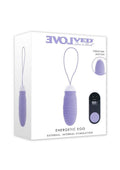 Energetic Egg Rechargeable Silicone Thrusting Egg - Blue