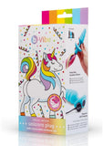 B-Vibe Unicorn Vibrating Plug with Tail - Rainbow