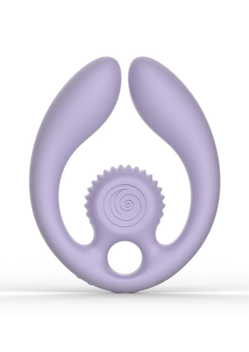 SVibe Snail GIZI Duo Rechargeable Silicone Couples Stimulator with Remote - Lilac