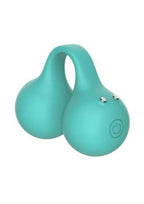 SVibe Snail TWINN Rechargeable Silicone Finger Vibrator with App - Teal