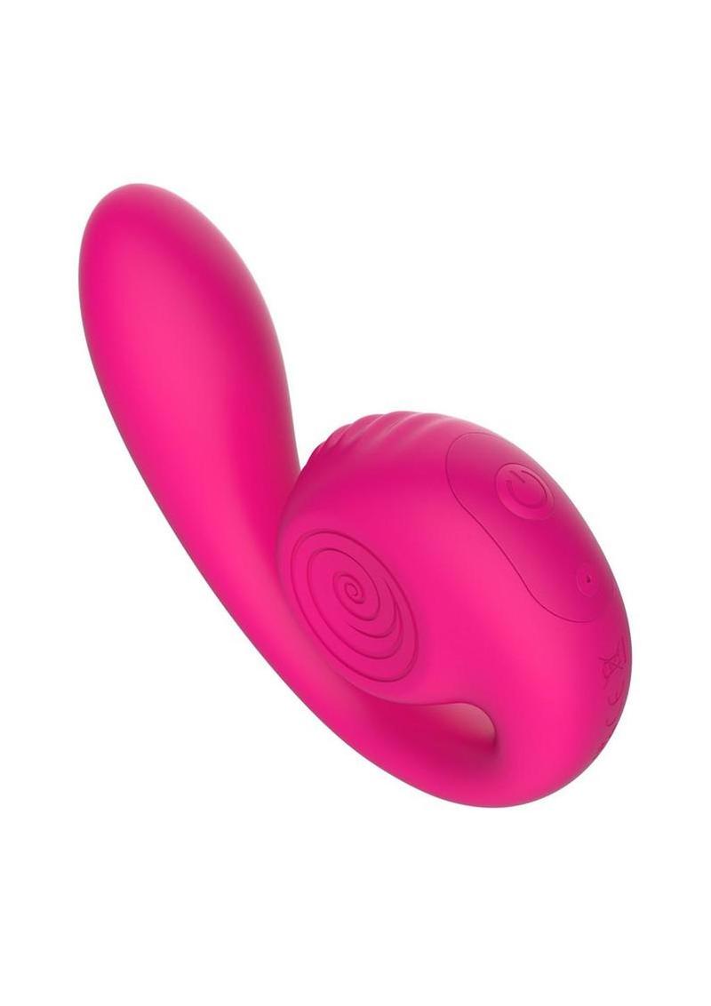 SVibe Snail GIZI Lite Rechargeable Silicone Vibrator - Sweet Dragonfruit