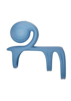 SVibe Snail JOVI Arc Rechargeable Silicone Couples Triple Cock Ring with Remote Control - Blue Haze