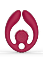 SVibe Snail GIZI Duo Rechargeable Silicone Couples Stimulator with Remote - Burgundy
