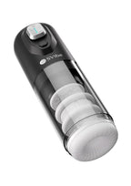 SVibe Ikon SPARK Rechargeable Thrusting Rotating Masturbator - Clear/Black
