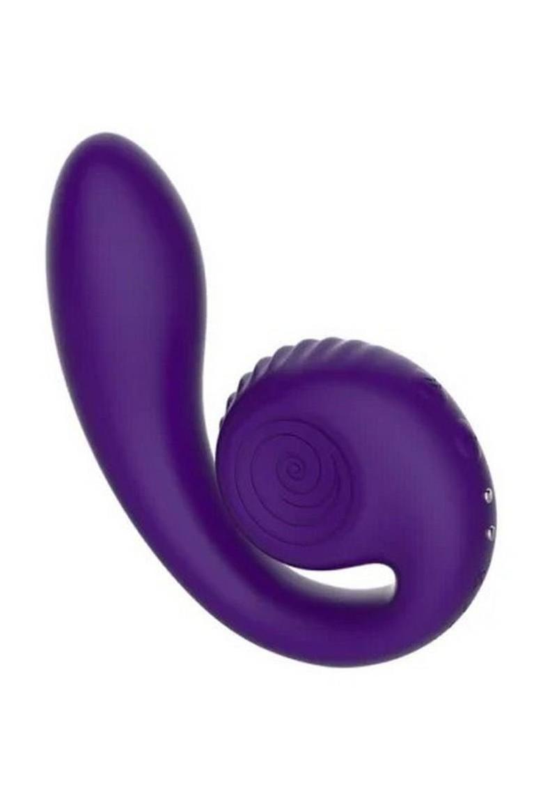 SVibe Snail GIZI Rechargeable Silicone Rabbit Vibrator - Purple