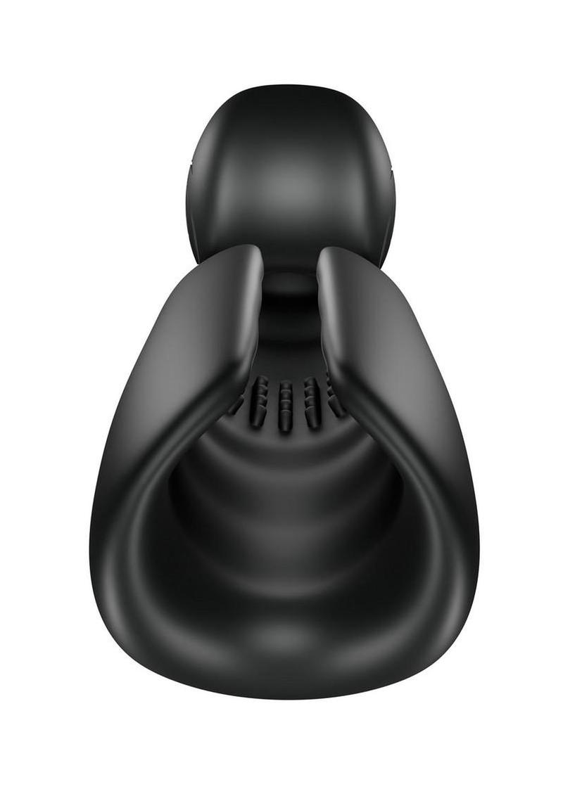 SVibe Snail EVO Rechargeable Silicone Stroker - Black