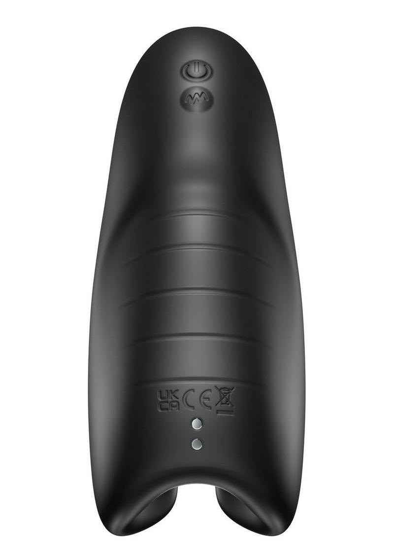 SVibe Snail EVO Rechargeable Silicone Stroker - Black