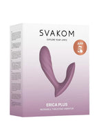 Svakom Erica Plus Thrusting Rechargeable Silicone Vibrator - Lavender