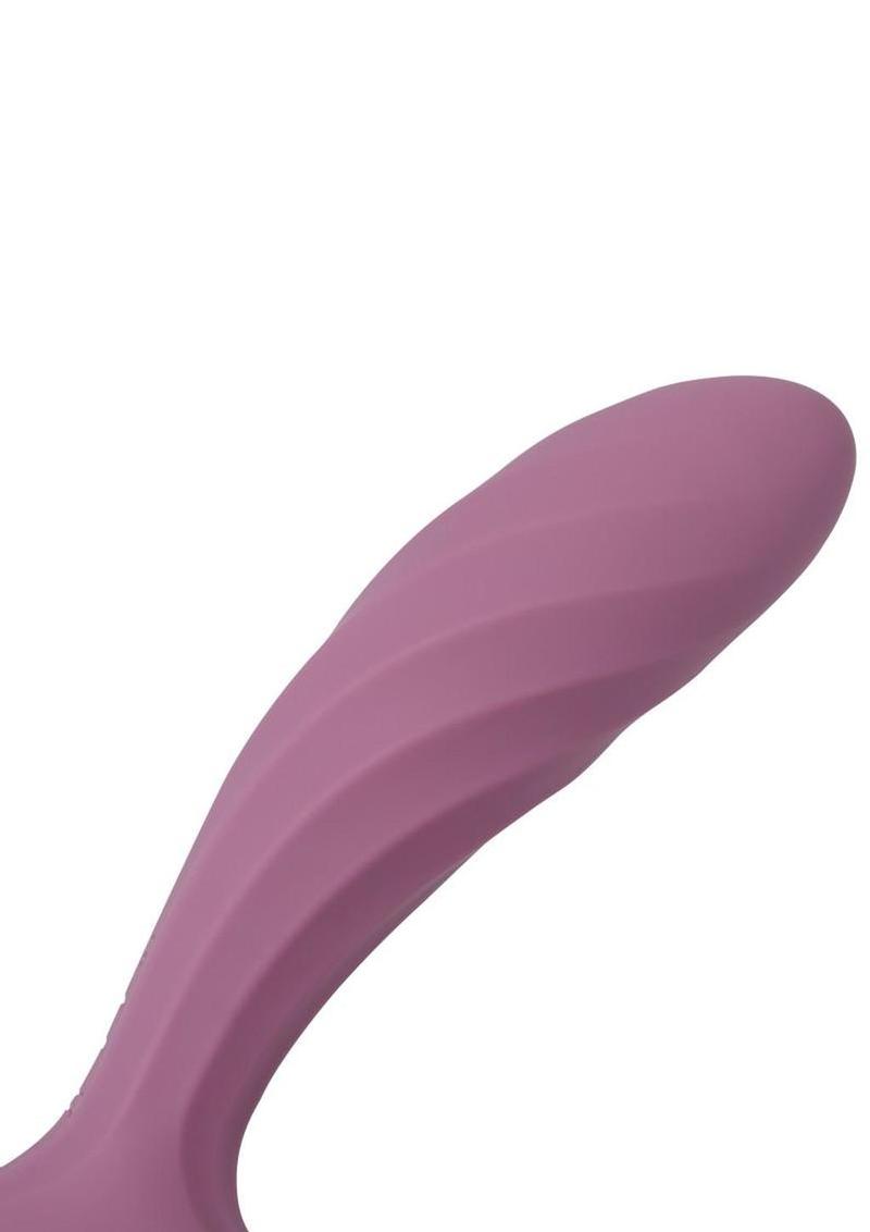 Svakom Erica Plus Thrusting Rechargeable Silicone Vibrator - Lavender