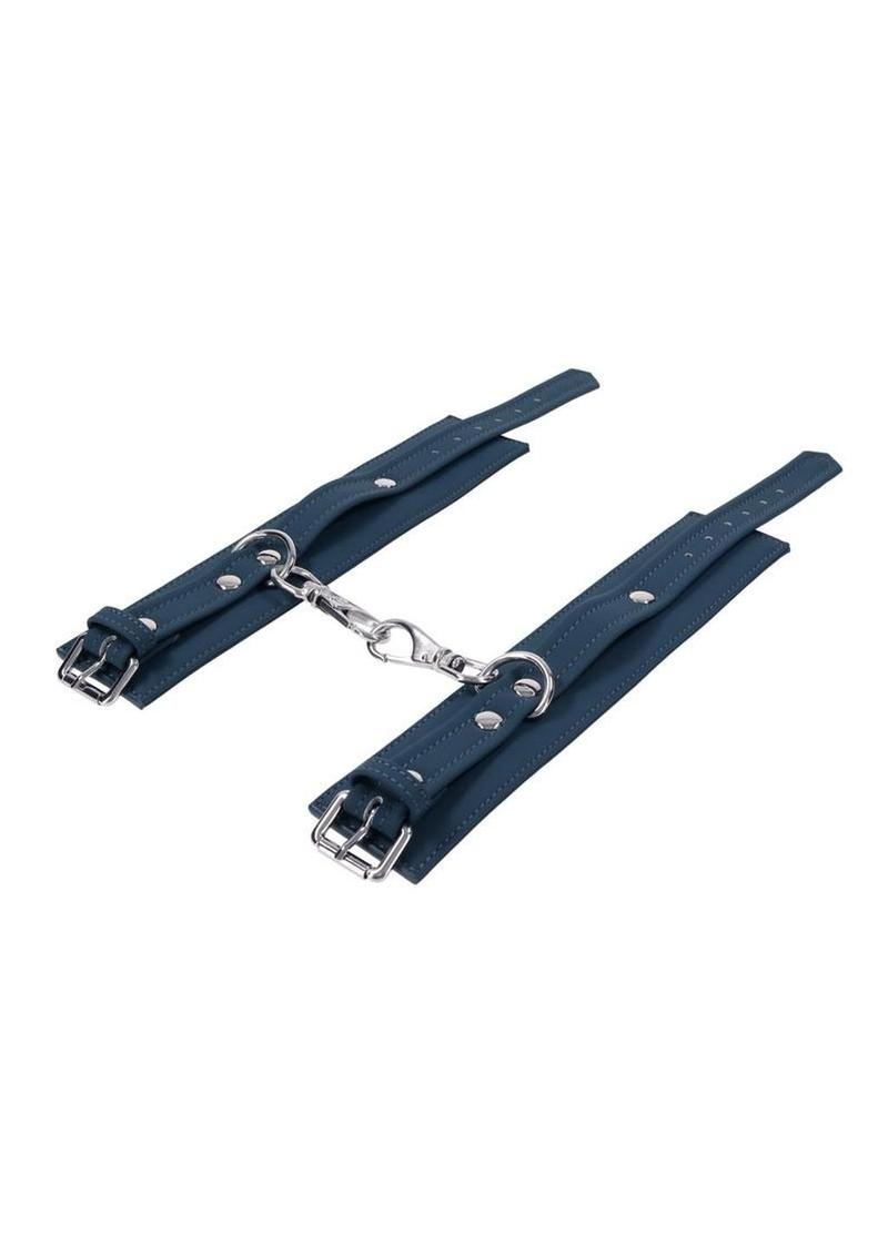 Signature Twilight Tease Ankle Cuffs - Blue/Silver