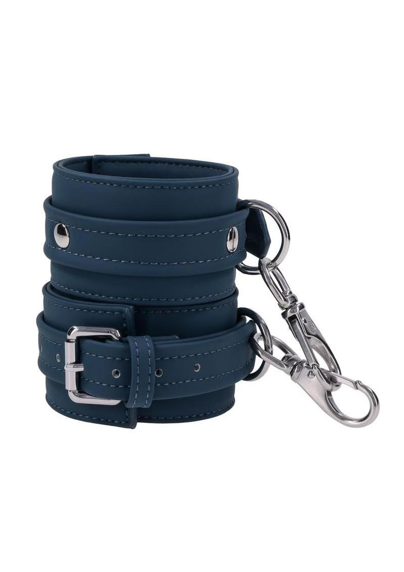 Signature Twilight Tease Ankle Cuffs - Blue/Silver