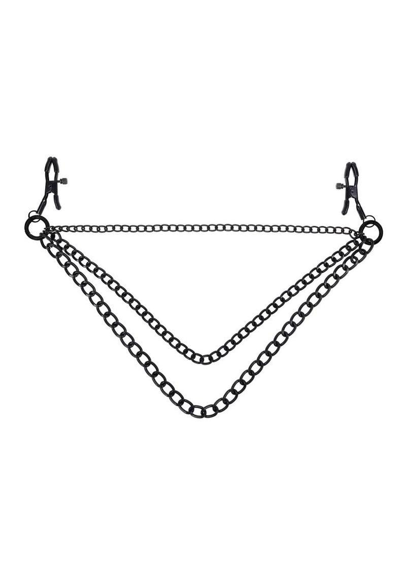 Signature Midnight Muse exCHAINgeable Nipple Jewelry - Black/Silver