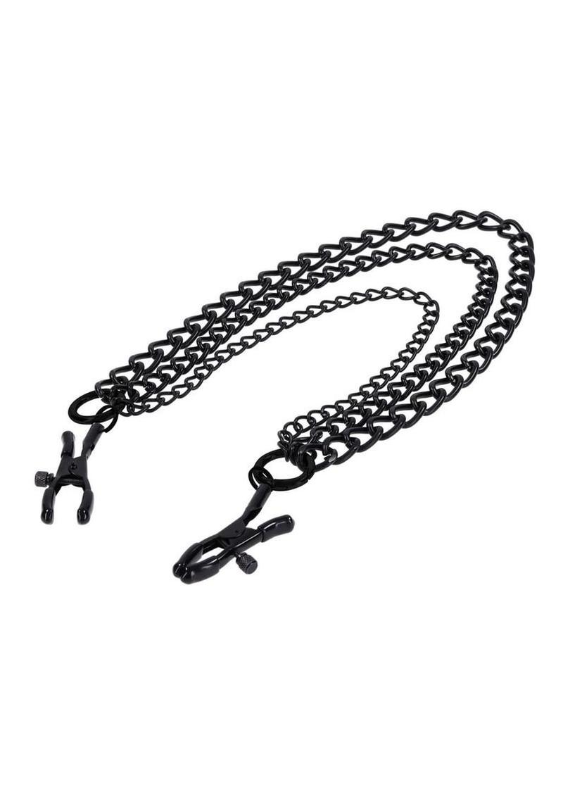 Signature Midnight Muse exCHAINgeable Nipple Jewelry - Black/Silver