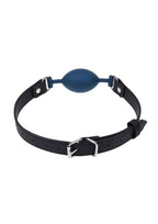 Signature Twilight Tease Oval Gag - Blue/Silver