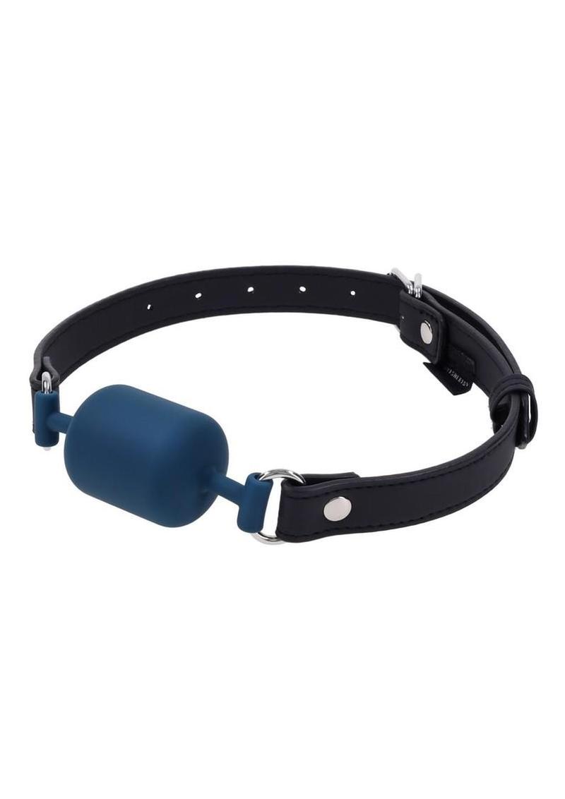 Signature Twilight Tease Barrel Gag - Blue/Silver