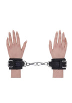 Signature Midnight Muse Handcuffs - Black/Silver