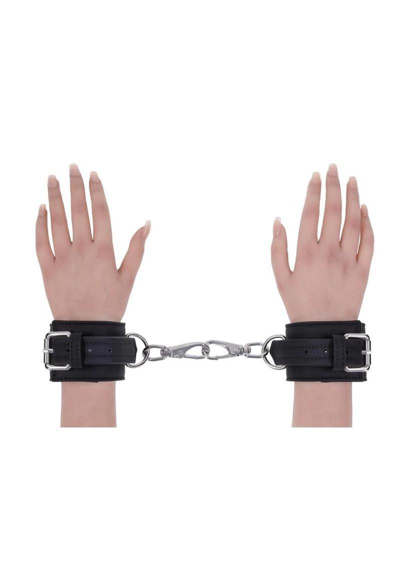 Signature Midnight Muse Handcuffs - Black/Silver