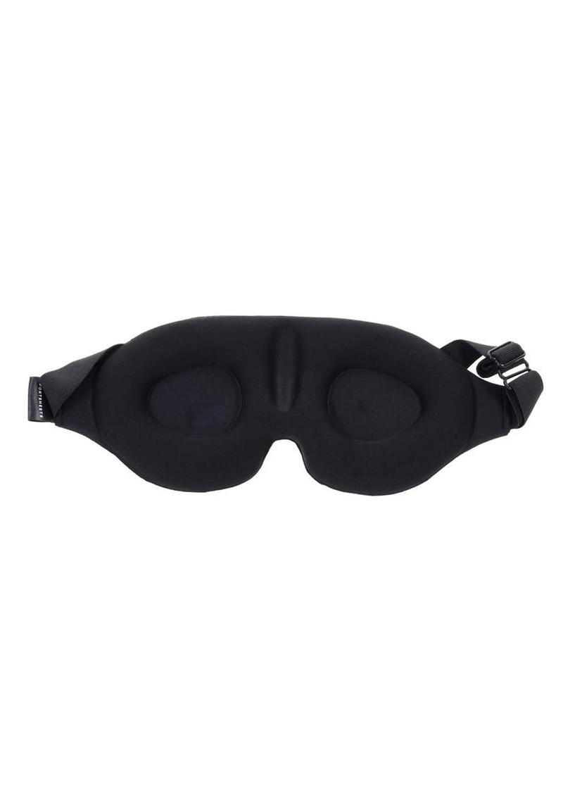 Signature Twilight Tease Blackout Blindfold - Blue/Silver