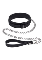 Signature Midnight Muse Collar & Leash - Black/Silver