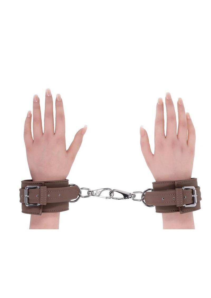 Signature Dawn Dream Handcuffs - Brown/Silver