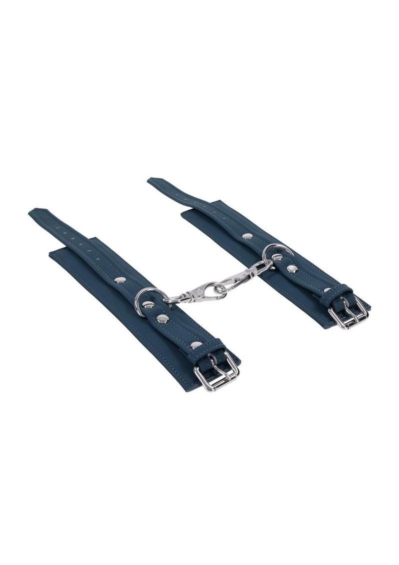 Signature Twilight Tease Handcuffs - Blue/Silver