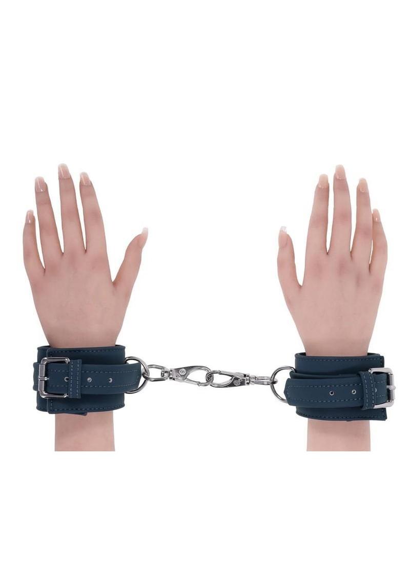 Signature Twilight Tease Handcuffs - Blue/Silver