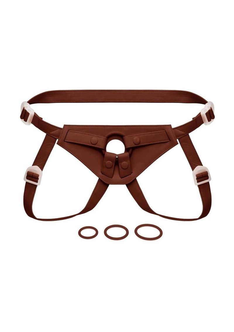 Together NudeFit FlexCurv Adjustable Harness - Chocolate