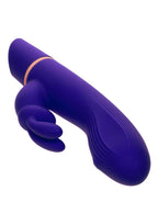 Love Bunny Rollin' G Bunny Rechargeable Silicone Dual Motor Vibrator - Purple