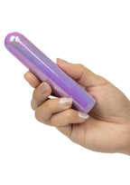Aura Rounded Rechargeable Silicone Stimulator - Purple
