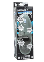 Milk Master Rechargeable Silicone Squeeze & Please Masturbator - Gray