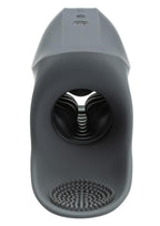 Milk Master Rechargeable Silicone Squeeze & Please Masturbator - Gray