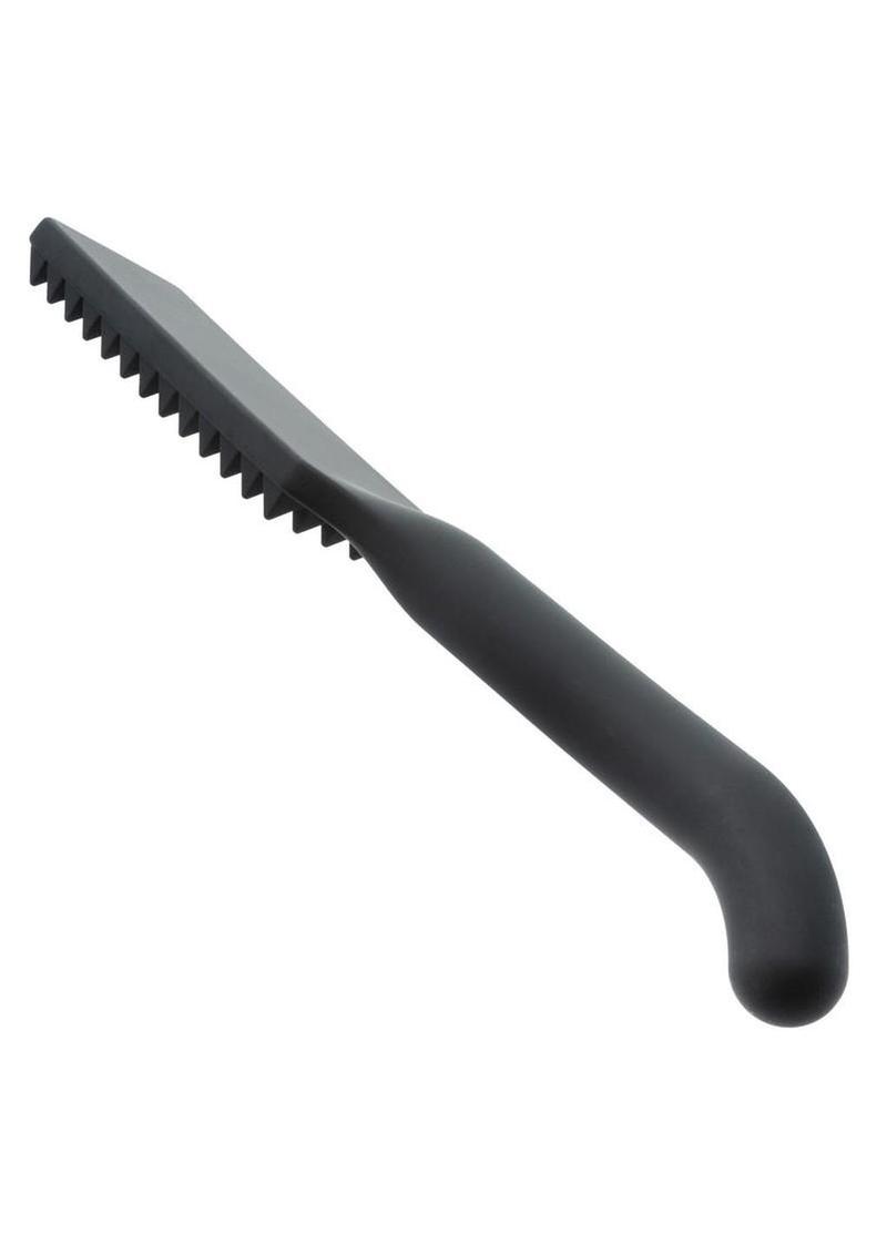Nocturnal Collection Silicone Spiked Paddle - Black