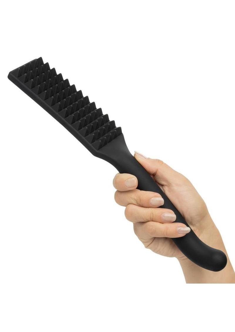 Nocturnal Collection Silicone Spiked Paddle - Black