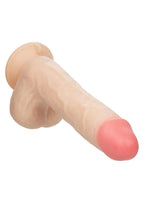 Working Stiff The Vibrating Surfer Rechargeable Vibrating Dildo - Vanilla