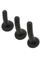 Onyxxx Silicone Curved Probe Set (3 Piece) - Black