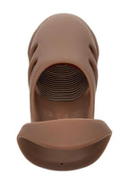 Performance Maxx Rechargeable Silicone Stud Dildo 7.5in - Caramel