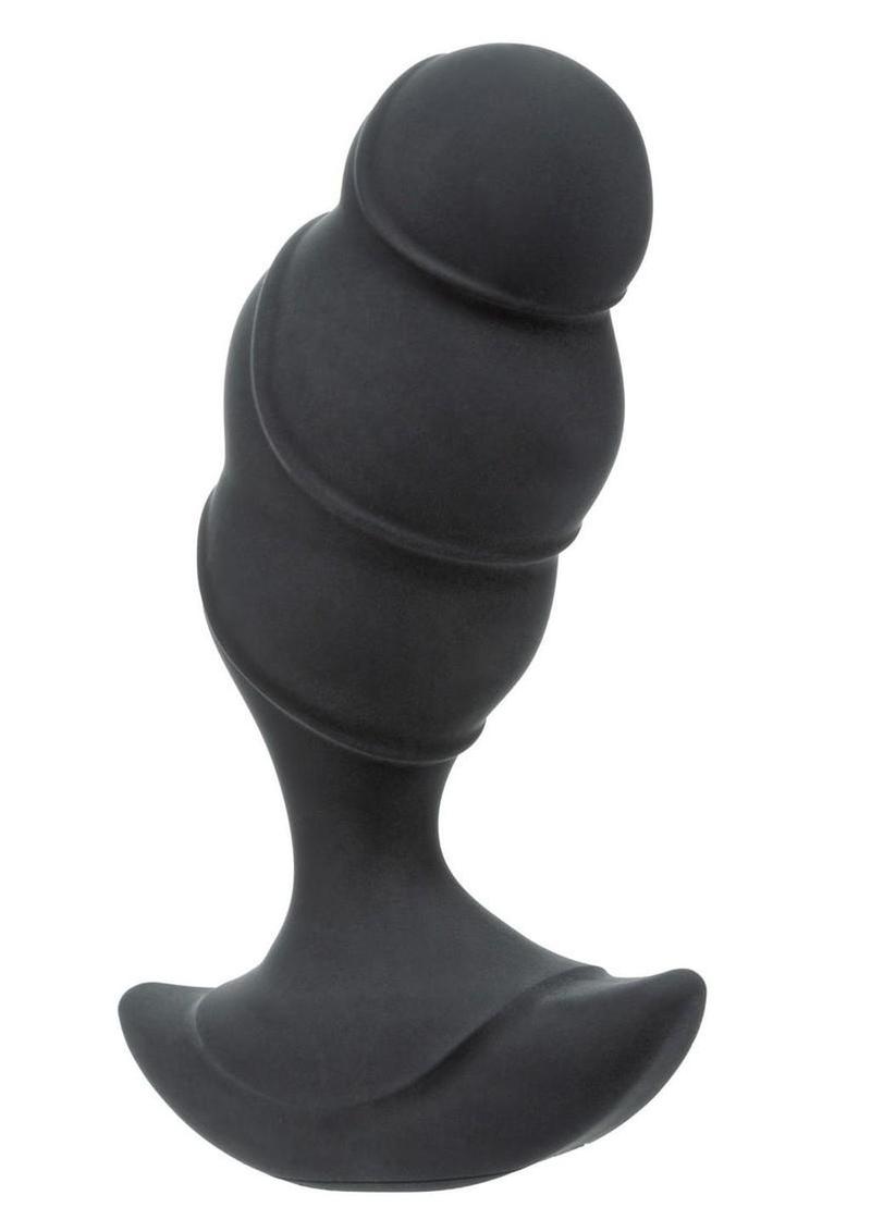 Rock Bottom Rumbling Mega Beaded Rechargeable Silicone Probe - Black