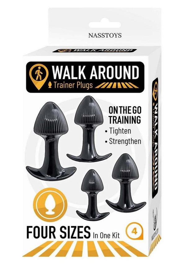 Walk Around Trainer Plugs (4 Pack) - Black